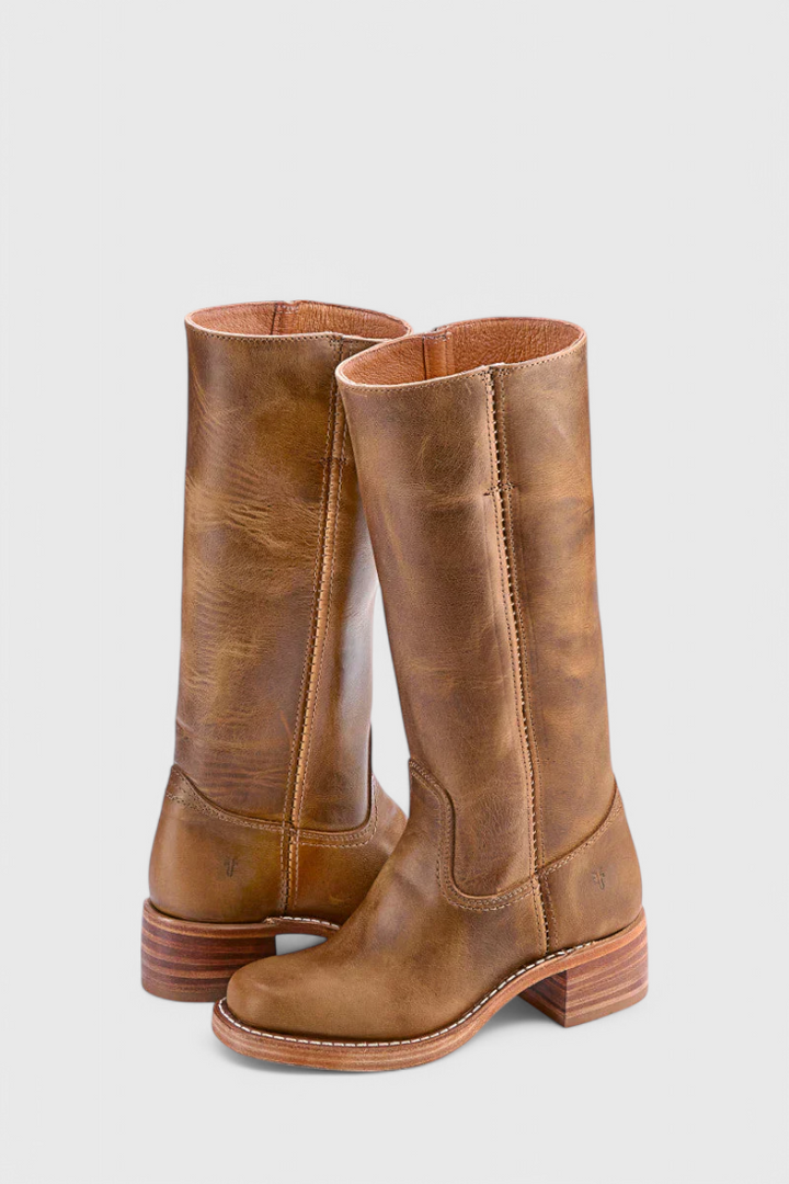 Grace | Beige Soft Cushioned Boots — view 5