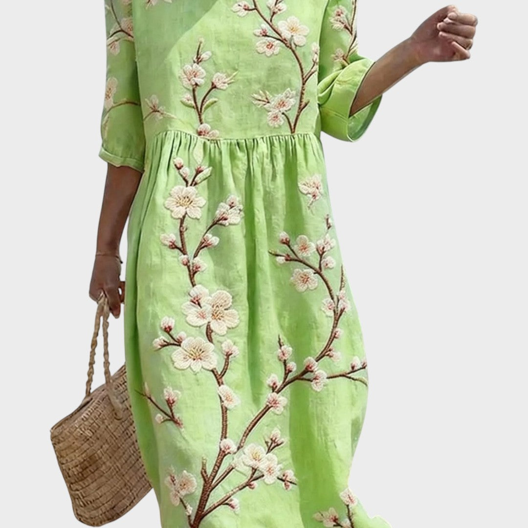 Caroline | Casual Elbow-Sleeve Dress
