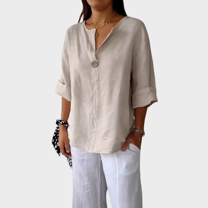 Zamma | Blouse with V-Neck