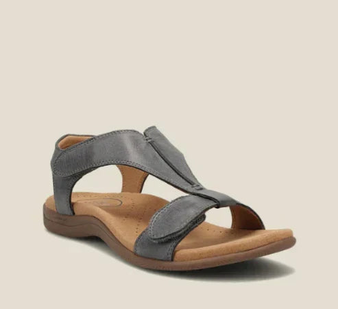 Plum | Yellow Front Zip Sport Sandals — view 6