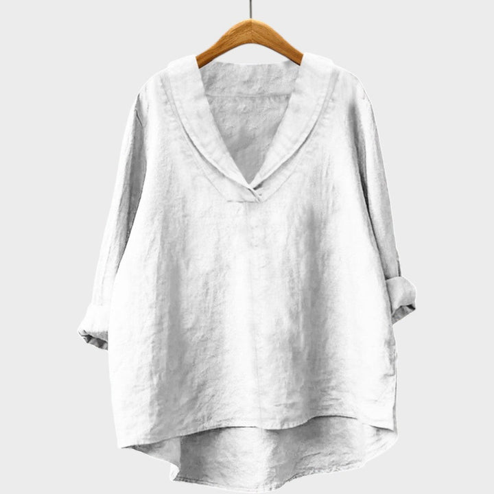 Evelyn | Elegant Breezy Summer Blouse