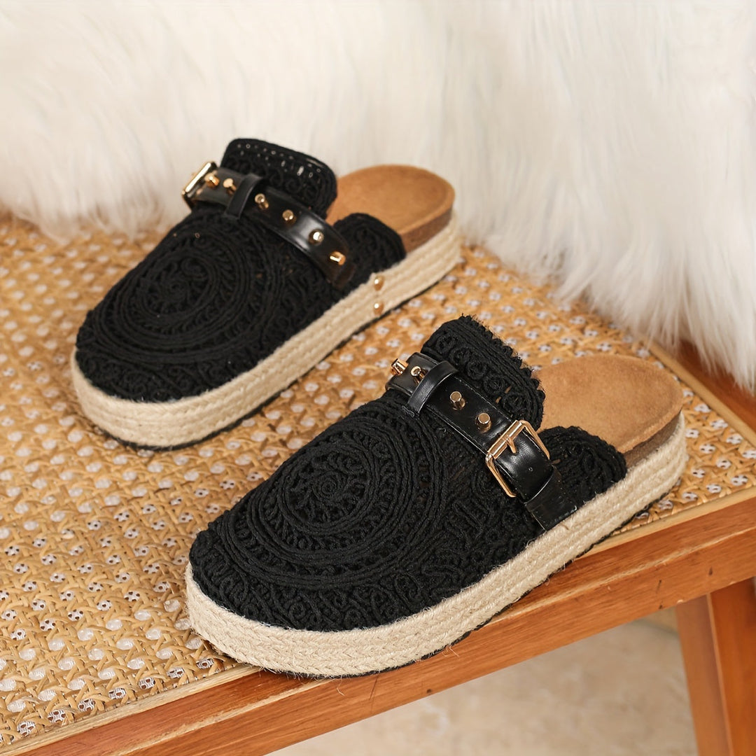 Olivia | Platform Cushioned Sandals — view 3