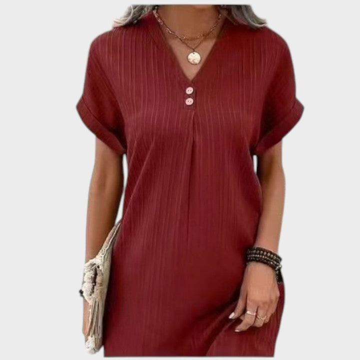 Atália | Comfortable V-neck dress