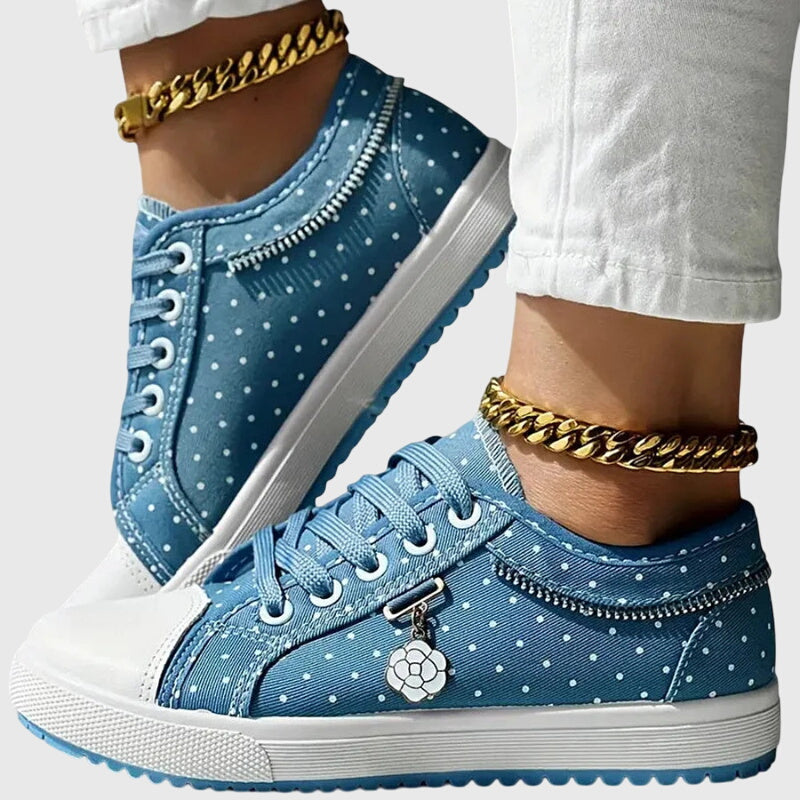 Elena | Camel Low Comfort Sneakers — view 11
