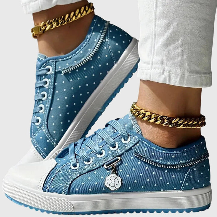 Elena | Camel Low Comfort Sneakers — view 11