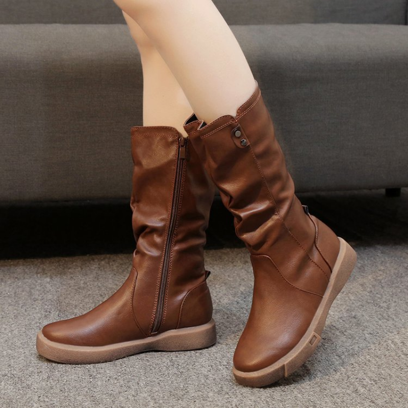 Thea | Waterproof Vegan Boots with Zipper