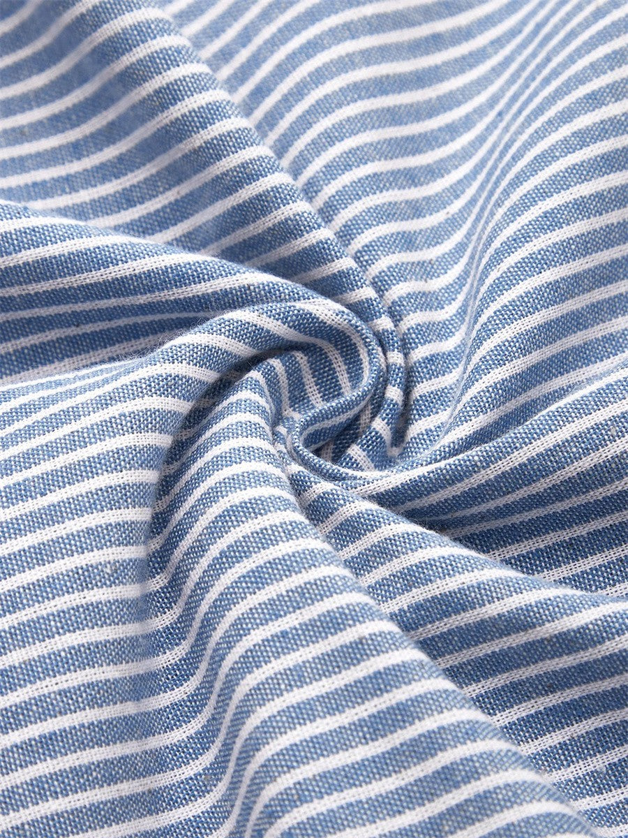 Coralie | Crisp Striped Summer Maxi