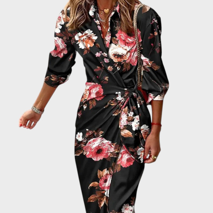 Tina | Long Crossed Dress