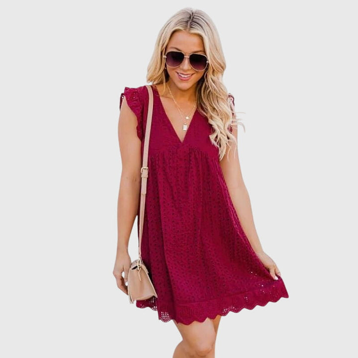 Diana | Dusty Pink Draped Midi 2 in 1 Dress — view 5