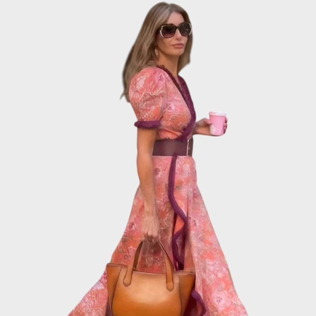Sylvie | Long Dress with Bell Sleeves