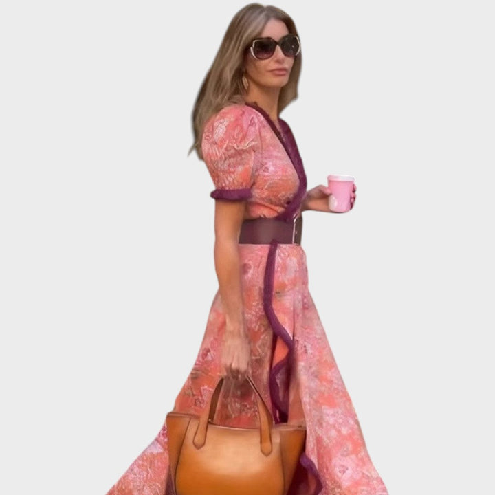 Sylvie | Long Dress with Bell Sleeves