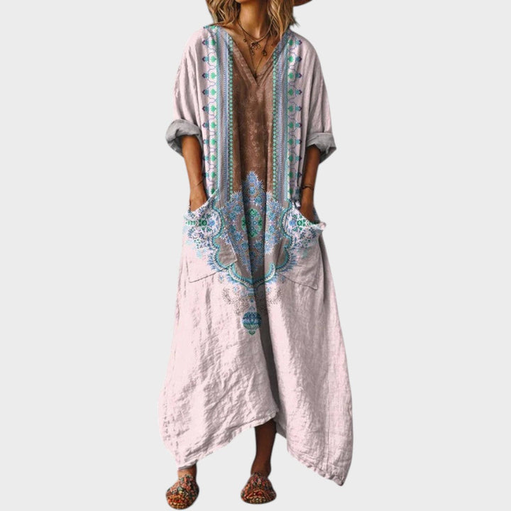 Milena | Wide Boho Jumpsuit