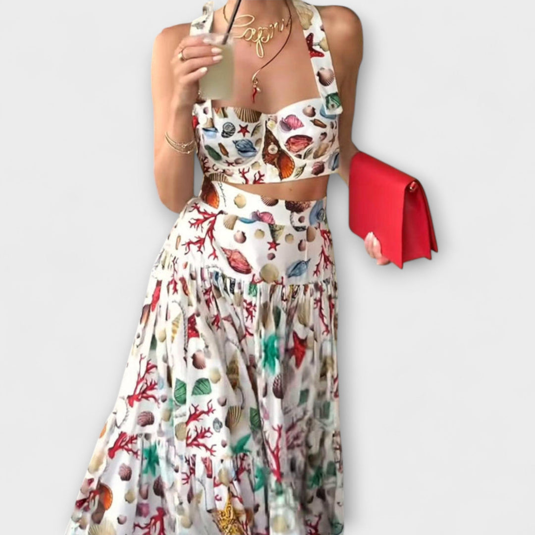 Heather | Stylish Two-Piece Skirt Set