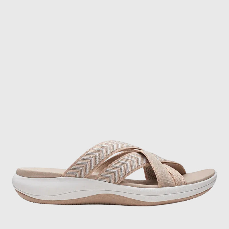 Jade | Brown Classic Comfort Sandals — view 4