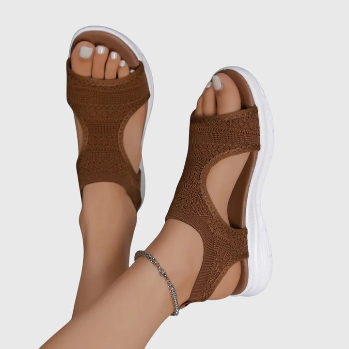 Samantha | White Soft Comfort Sandals