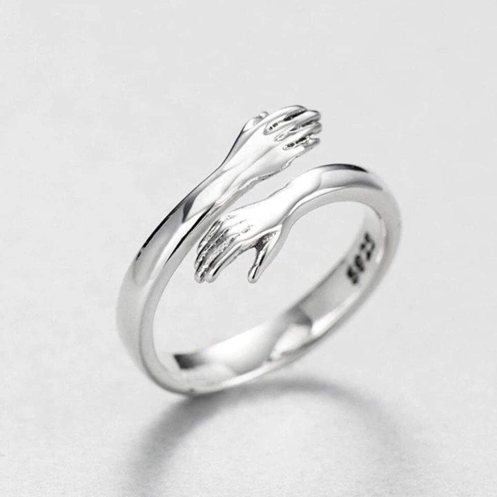 Clemence | Silver-Tone Embrace Ring — view 2