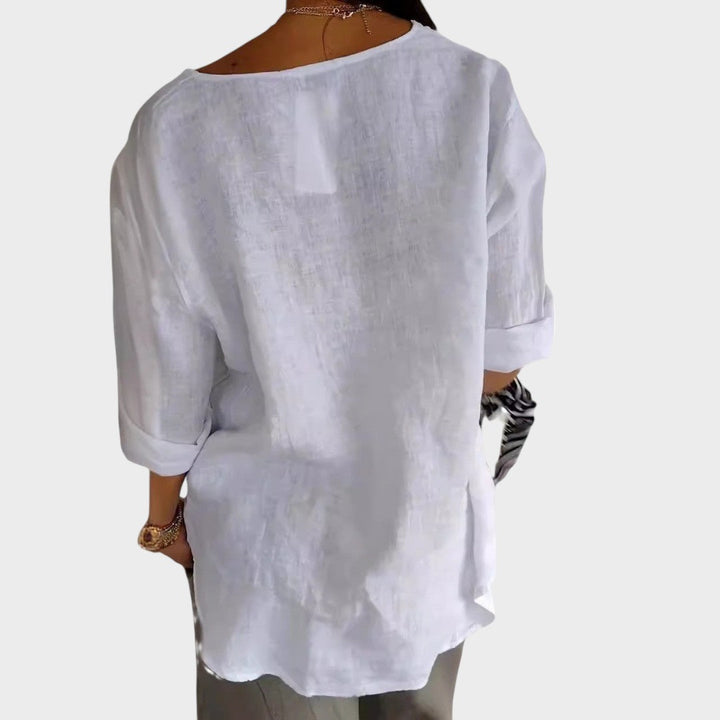 Zamma | Blouse with V-Neck