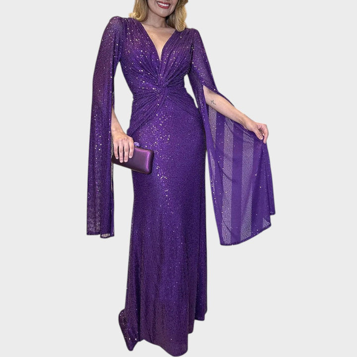 Nerma | Shiny Maxi Dress