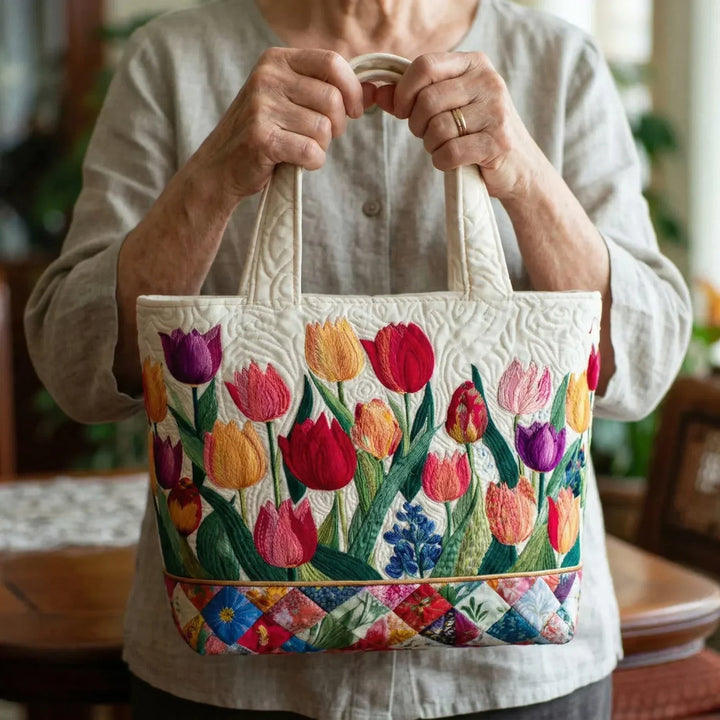 Handcrafted Bag | Tulip Garden