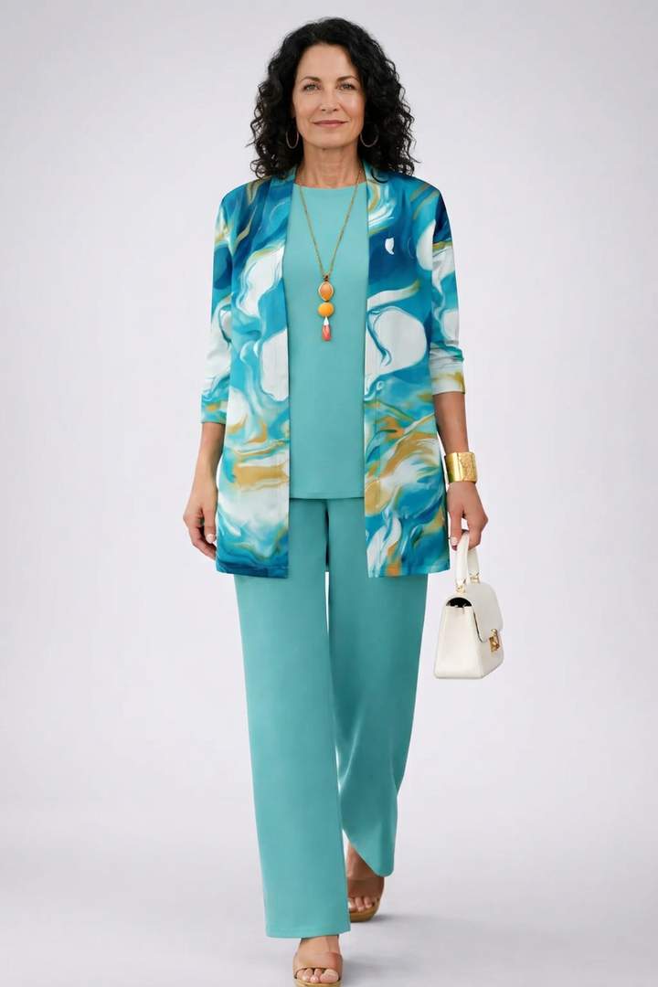 Galena | Wine Trouser Set
