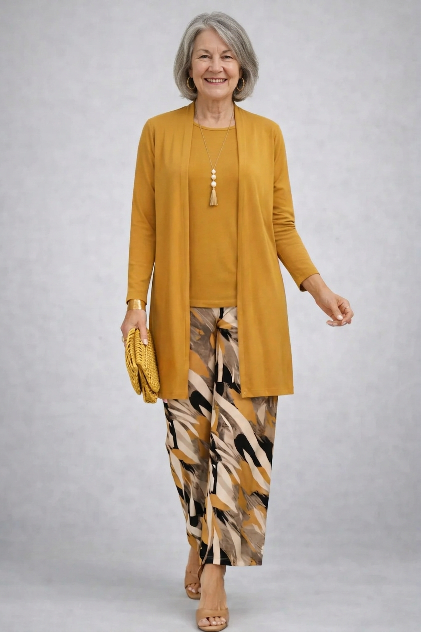 Faelina | Cream Trouser Set
