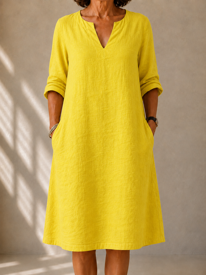 Margaret | White Breezy Summer Dress