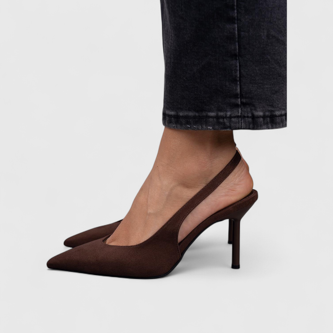 Carolyn | Black Comfort Pumps — view 2