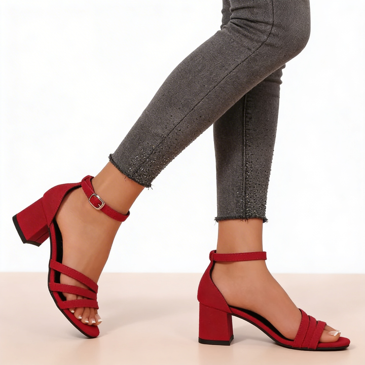 Zoey | Cushioned High Heel Heels — view 8