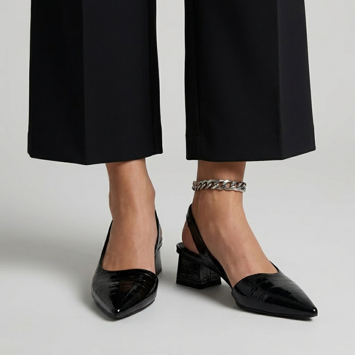 Lisa | Block Heel Cushioned Heels — view 4