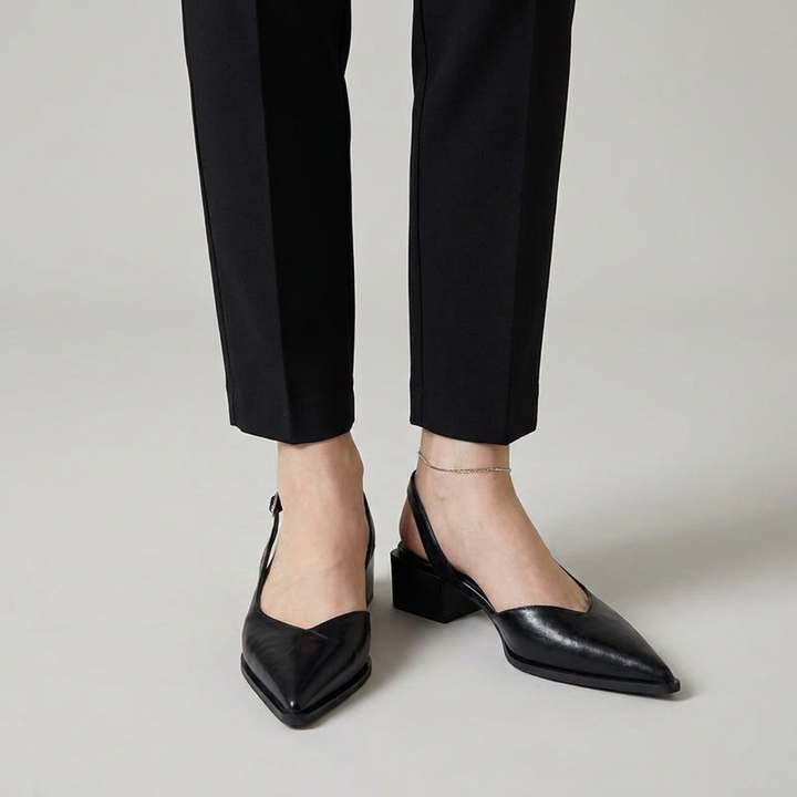 Emma | Slingback Cushioned Heels — view 4