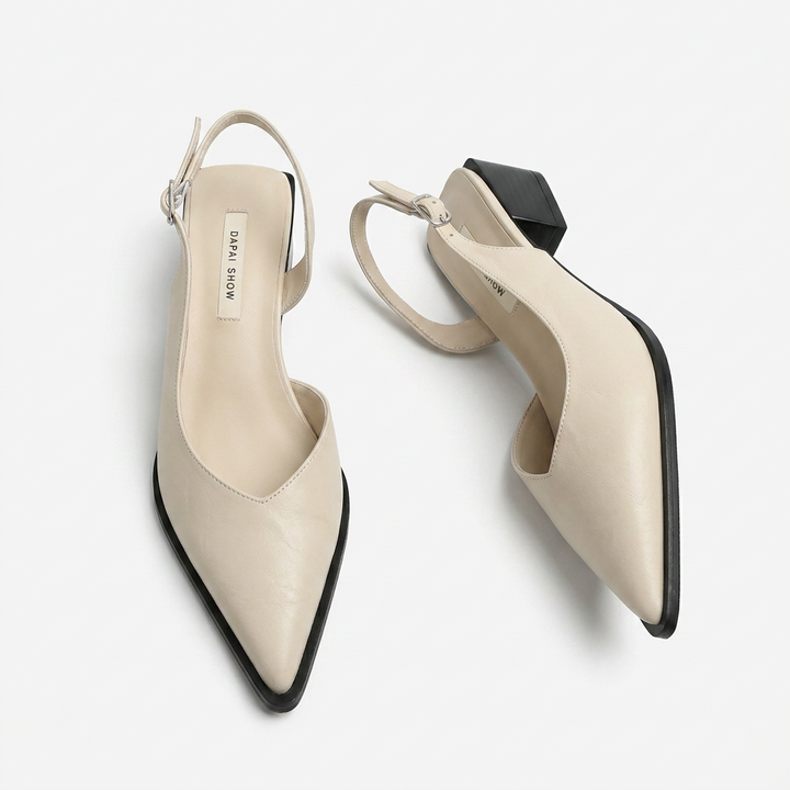 Emma | Slingback Cushioned Heels — view 5