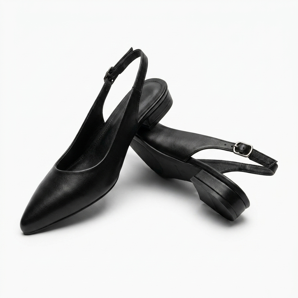 Mila | Slingback Cushioned Flats — view 4