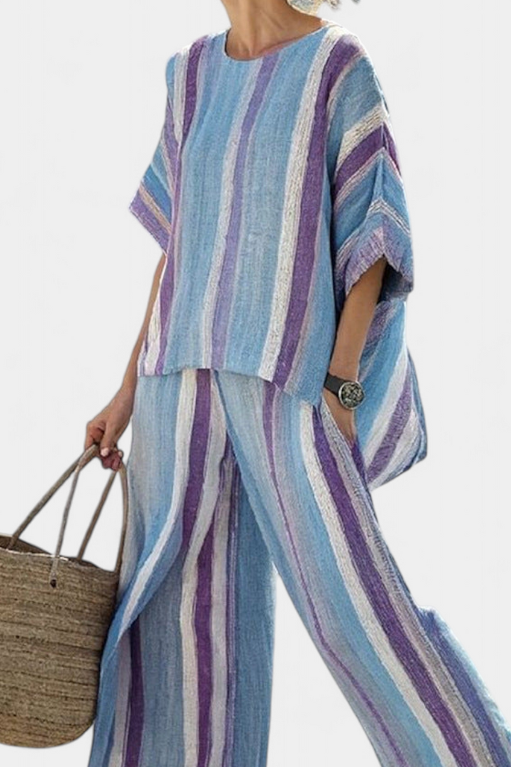 Faelith | Striped Pant Set — view 2