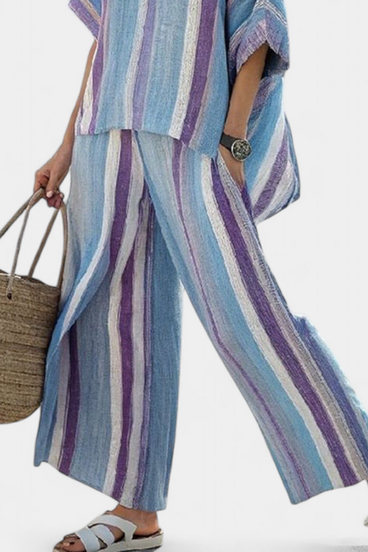 Faelith | Striped Pant Set — view 3