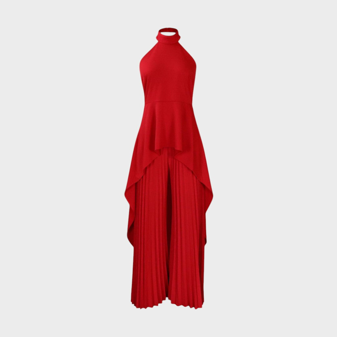 Cristina | Asymmetrical Set with Pleated Pants