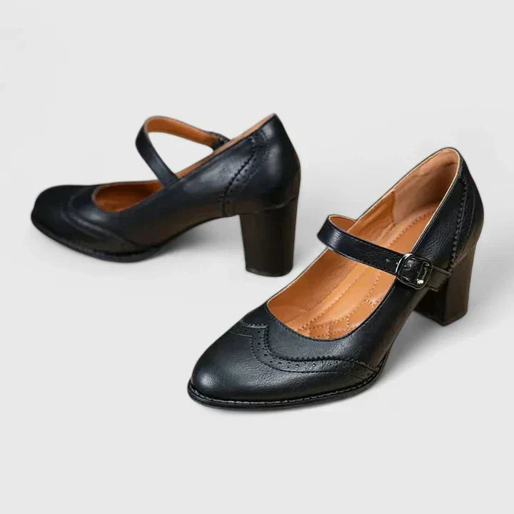 Kristenyah | Black Cushioned Comfort Shoes — view 10