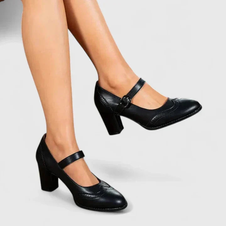 Kristenyah | Black Cushioned Comfort Shoes — view 3