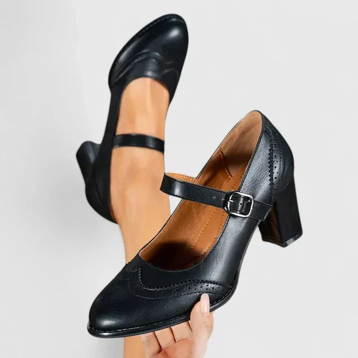 Kristenyah | Black Cushioned Comfort Shoes — view 4