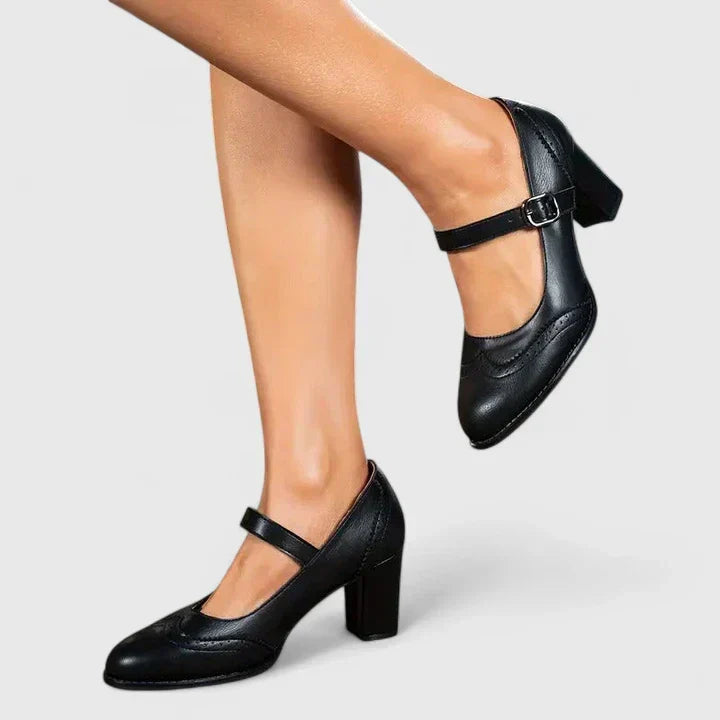 Kristenyah | Black Cushioned Comfort Shoes — view 5