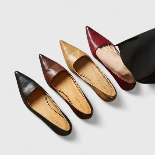 Nyah | Grey Soft Comfort Heels — view 5
