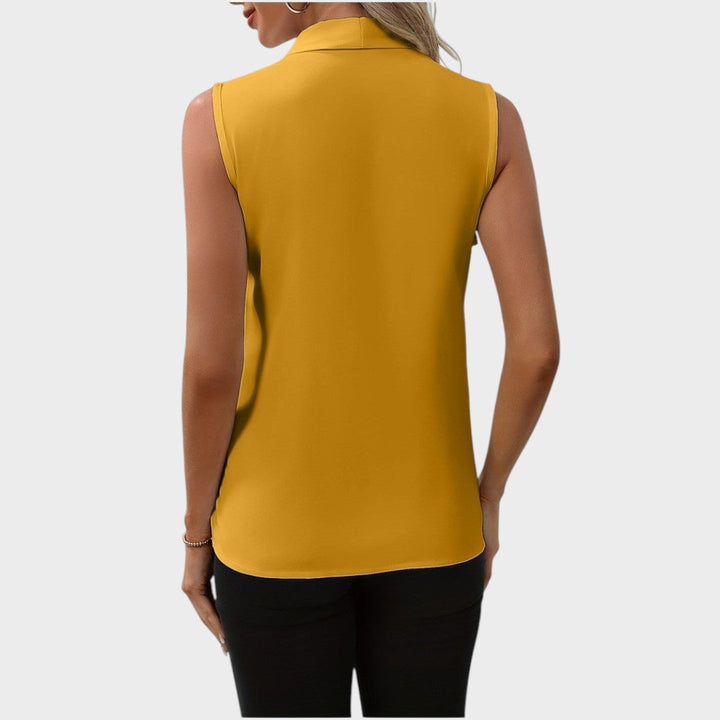 Roma | Sleeveless Blouse with V-Neck