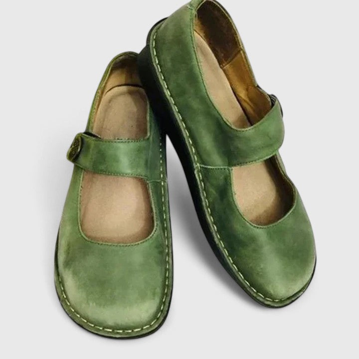 Violetta | Green Mary Jane Mary Janes — view 2