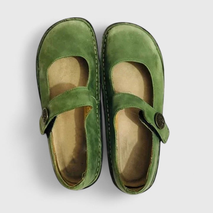 Violetta | Green Mary Jane Mary Janes — view 5