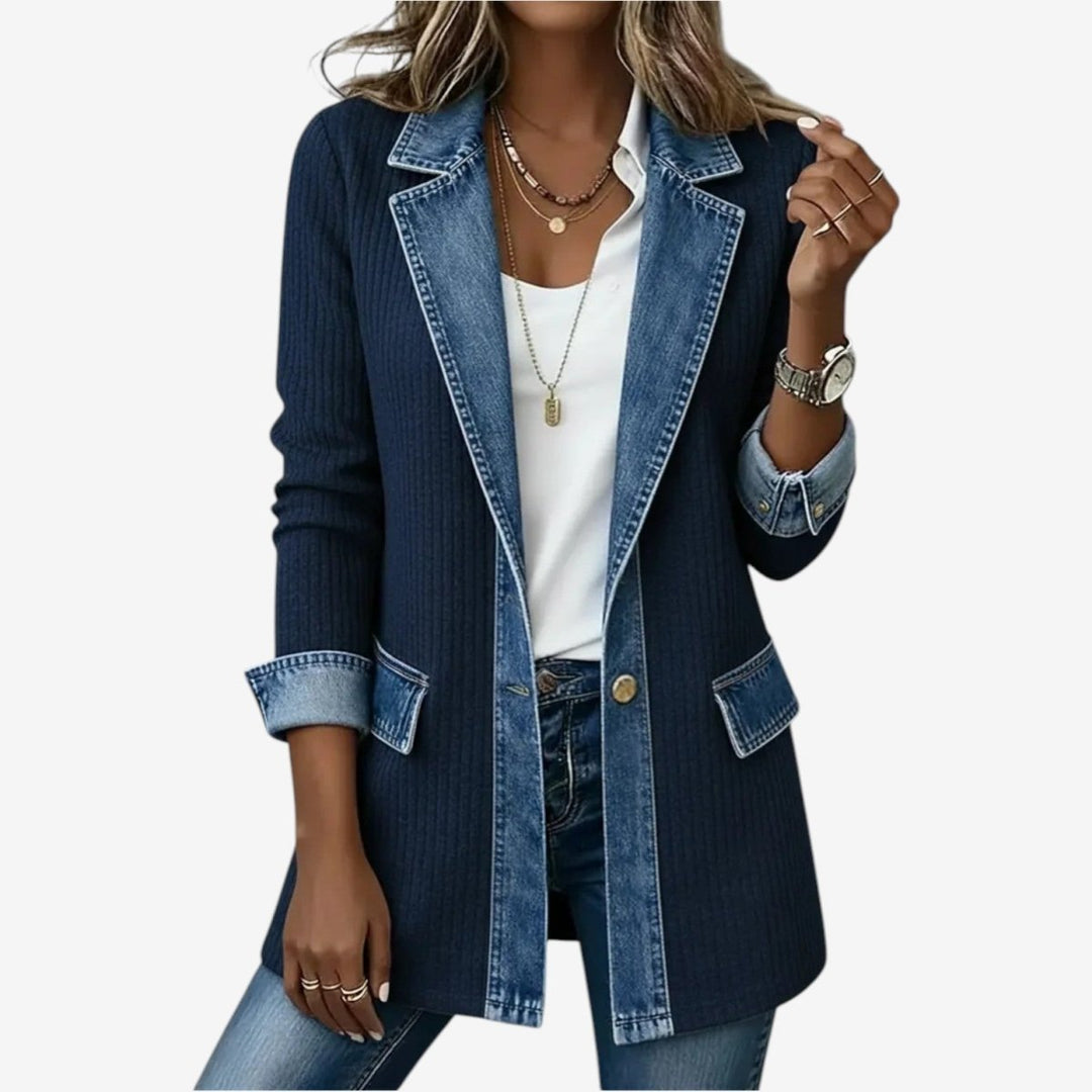 Iona | Grey Zip Front Knitted Cardigan
