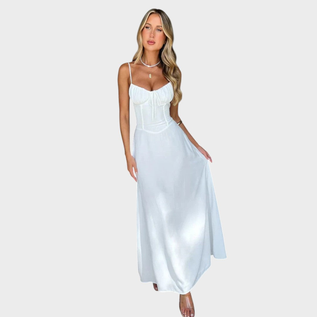 Mathilda | Midi Dress with Straps