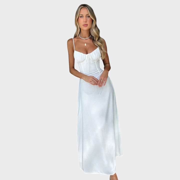 Mathilda | Midi Dress with Straps