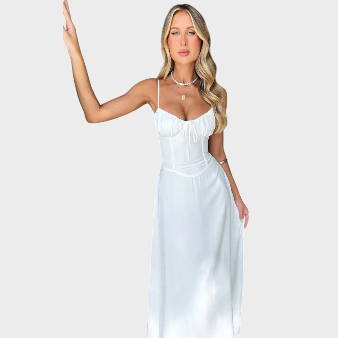 Mathilda | Midi Dress with Straps
