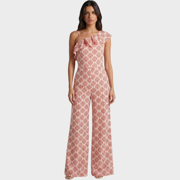 Éliette | Geometric Print Jumpsuit