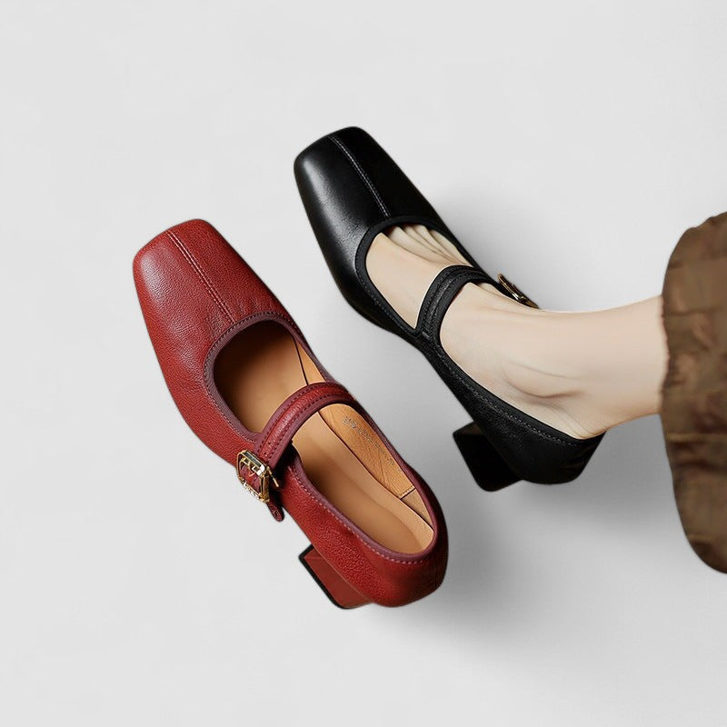 Hyreanne | Black Mary Jane Mary Janes — view 2