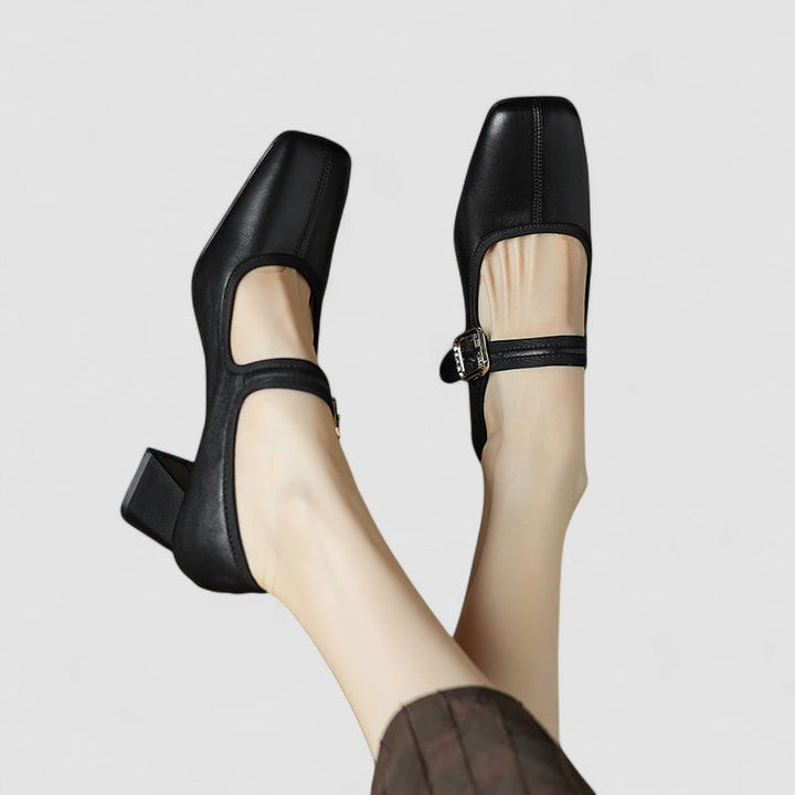 Hyreanne | Black Mary Jane Mary Janes — view 5